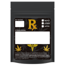 Matte Black Opaque Dragon 3.5 g gram 1/8 ounce smell proof mylar bags by HIGHLOCK. Best thick wholesale bulk dispensary custom child resistant packaging 420 barrier bags tamper evident resealable large food storage near me nearby 3 x 5 rx printable strain cali custom stickers template generic free 100 pack designer metallic gold