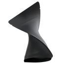 Matte Black Opaque Dragon Chewer 3.5 g gram 1/8 ounce smell proof mylar bags by HIGHLOCK. Best thick wholesale bulk dispensary custom child resistant packaging 420 barrier bags tamper evident resealable large food storage pouch gusset usa cheap 4 x 5 rounded corners tear notches