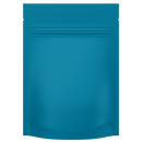 Matte Blue Opaque Dragon Chewer 3.5 g gram 1/8 quarter ounce smell proof mylar bags by HIGHLOCK. Best thick wholesale bulk dispensary custom child resistant packaging 420 barrier bags tamper evident resealable large food storage heat sealable 3 x 5 100 PACK