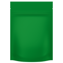 Matte Green Opaque Dragon Chewer 3.5 g gram 1/8 quarter ounce smell proof mylar bags by HIGHLOCK. Best thick wholesale bulk dispensary custom child resistant packaging 420 barrier bags tamper evident resealable large food storage heat sealable 3 x 5 100 PACK