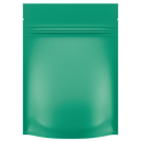 Matte Mint Green Opaque Dragon Chewer 3.5 g gram 1/8 ounce smell proof mylar bags by HIGHLOCK. Best thick wholesale bulk dispensary custom child resistant packaging 420 barrier bags tamper evident resealable large food storage baggies 3 x 5 100 PACK