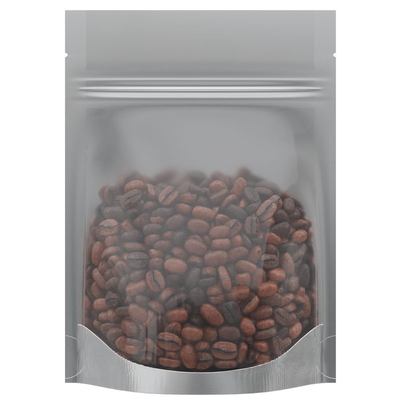 Matte White Vista Clear Translucent Transparent Dragon Chewer 3.5 g gram 1/8 ounce smell proof mylar bags by HIGHLOCK. Best thick wholesale bulk dispensary custom child resistant packaging 420 barrier bags tamper evident resealable large food storage baggies 3 x 5 100 PACK