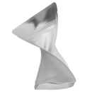 Matte White Vista Clear Translucent Transparent Dragon Chewer 3.5 g gram 1/8 ounce smell proof mylar bags by HIGHLOCK. Best thick wholesale bulk dispensary custom child resistant packaging 420 barrier bags tamper evident resealable large food storage pouch gusset usa cheap 4 x 5 rounded corners tear notches