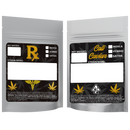 Matte White Vista Clear Translucent Transparent Dragon Chewer 3.5 g gram 1/8 ounce smell proof mylar bags by HIGHLOCK. Best thick wholesale bulk dispensary custom child resistant packaging 420 barrier bags tamper evident resealable large food storage 3x5 pouch gusset usa cheap rx printable strain cali custom stickers template generic 100 pack designer metallic gold