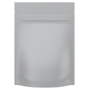 Matte White Opaque Dragon Chewer 3.5 g gram 1/8 quarter ounce smell proof mylar bags by HIGHLOCK. Best thick wholesale bulk dispensary custom child resistant packaging 420 barrier bags tamper evident resealable large food storage heat sealable 3 x 5 100 PACK