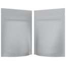 Matte White Opaque Dragon 3.5 g gram 1/8 ounce smell proof mylar bags by HIGHLOCK. Best thick wholesale bulk dispensary custom child resistant packaging 420 barrier bags tamper evident resealable large food storage near me nearby 3 x 5