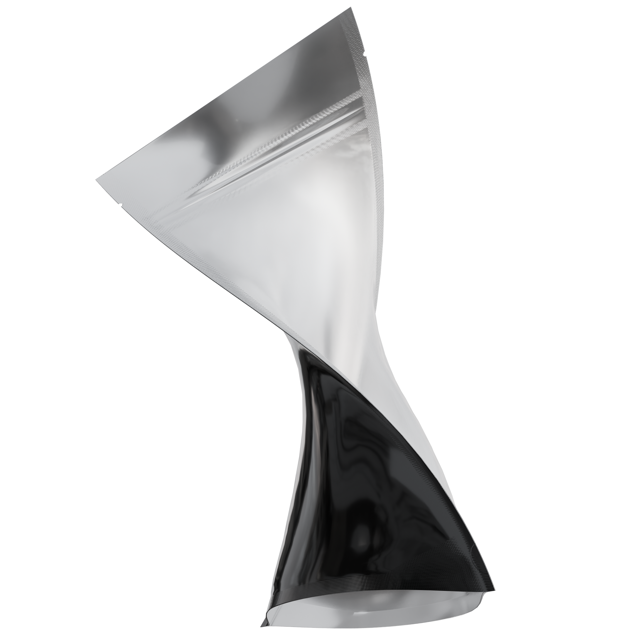 1/2 Ounce Gloss Black & Clear Mylar Bags + Labels - (100 qty.) - Dragon Chewer