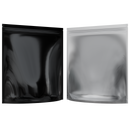 Gloss Black / Gloss Clear 1 LB Grower Mylar Bags (300 qty.) - Dragon Chewer