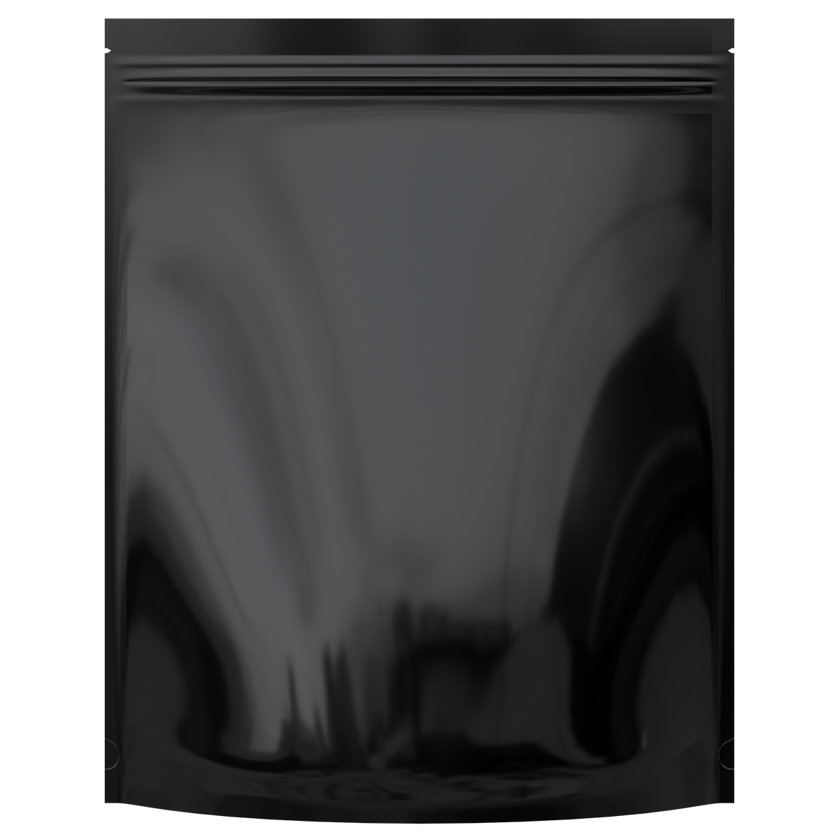 Gloss Black / Gloss Clear 1/2 LB Grower Mylar Bags (300 qty.)