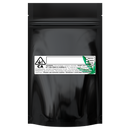 1/4 Ounce Gloss Black & Gloss Black Mylar Bags + Labels - (100 qty.) - Dragon Chewer