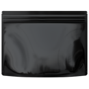 Large 12 x 9 CR Exit Bags Gloss Black Opaque Mylar Bags - Child Resistant - (800 qty.) - Dragon Chewer