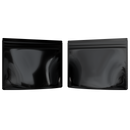 Large 12 x 9 CR Exit Bags Gloss Black Opaque Mylar Bags - Child Resistant - (800 qty.) - Dragon Chewer