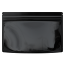 Medium 9 x 6 CR Exit Bags Gloss Black Opaque Mylar Bags - Child Resistant - (1,000 qty.) - Dragon Chewer