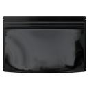 Medium 9 x 6 CR Exit Bags Gloss Black Opaque Mylar Bags - Child Resistant - (1,000 qty.) - Dragon Chewer