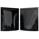 Gloss Black / Gloss Black 1 LB Grower Mylar Bags (300 qty.) - Dragon Chewer