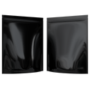Gloss Black / Gloss Black 1/2 LB Grower Mylar Bags (300 qty.) - Dragon Chewer