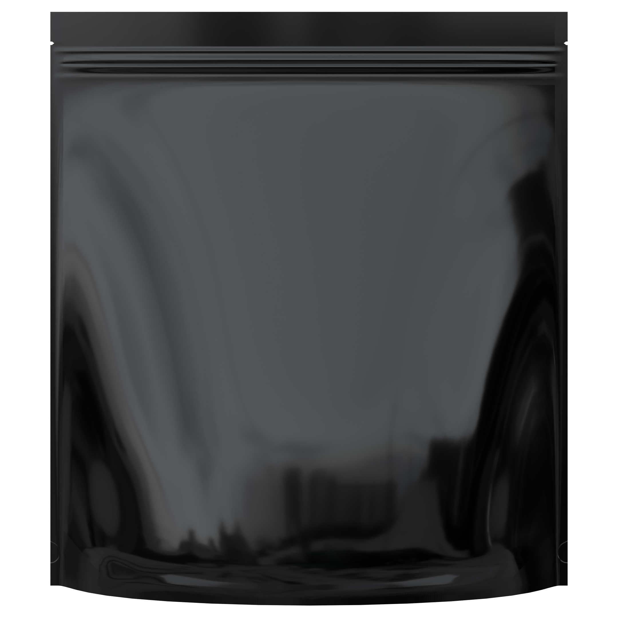 Gloss Black / Gloss Black 2 LB Grower Mylar Bags (300 qty.) - Dragon Chewer