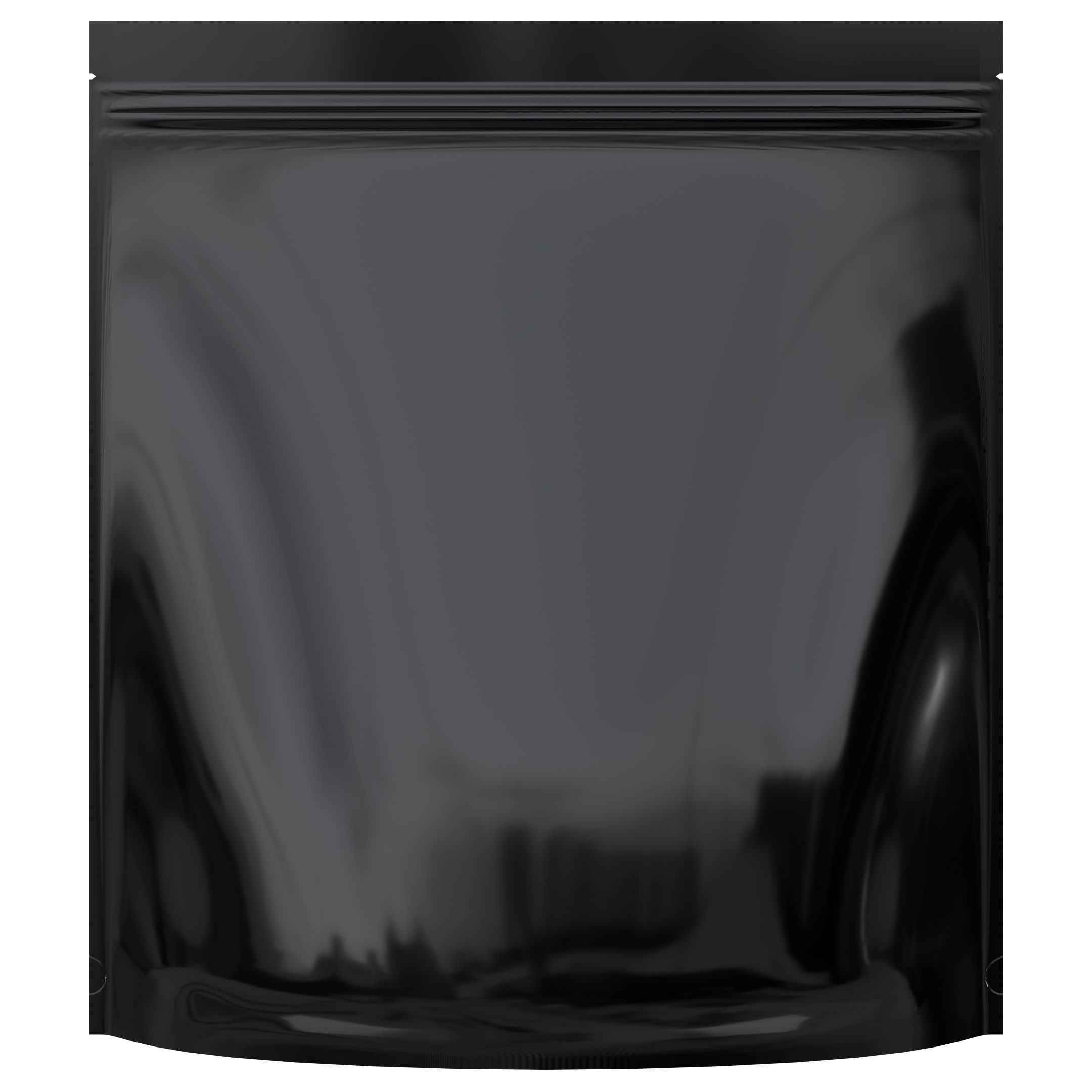 Gloss Black / Gloss Black 2 LB Grower Mylar Bags (10 qty.) - Dragon Chewer