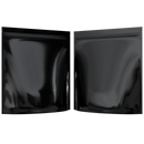 Gloss Black / Gloss Black 2 LB Grower Mylar Bags (10 qty.) - Dragon Chewer