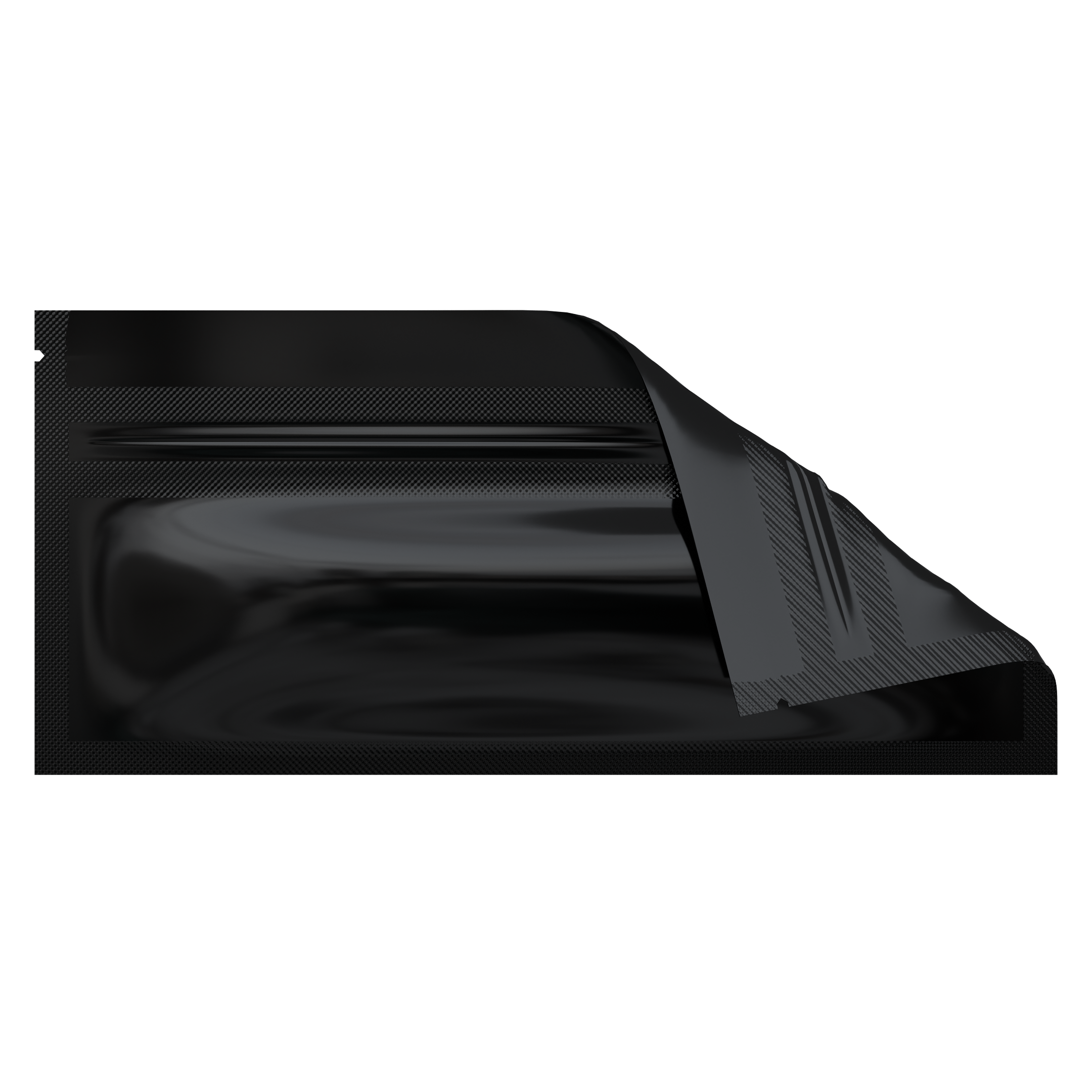 Pre Roll Gloss Black & Gloss Black Mylar Bags - (100 qty.) - Dragon Chewer