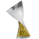 1/2 Ounce Gloss Gold & Clear Mylar Bags + Labels - (100 qty.) - Dragon Chewer