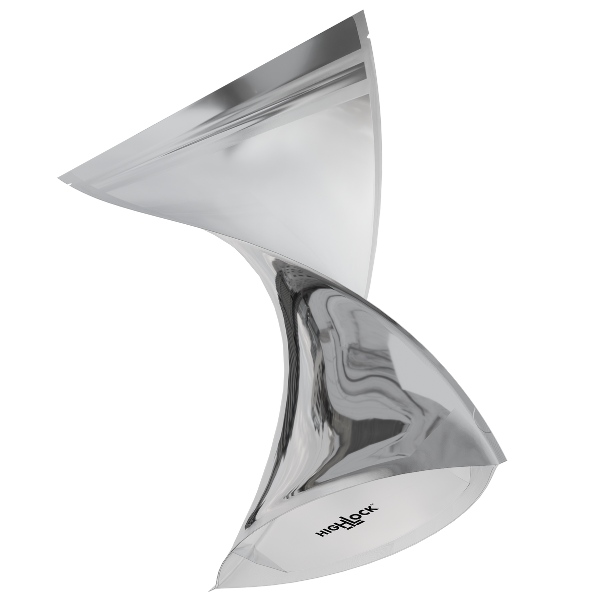 Gloss Silver / Gloss Clear 1/2 LB Grower Mylar Bags (300 qty.)