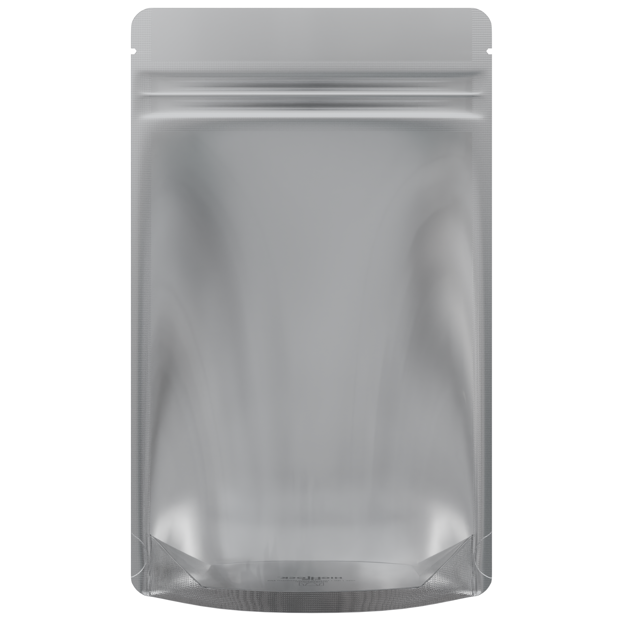 1/2 Ounce CR Exit Bags Gloss White / Gloss Clear - Tear Notch Mylar Bags - Child Resistant - (1,000 qty.) - Dragon Chewer