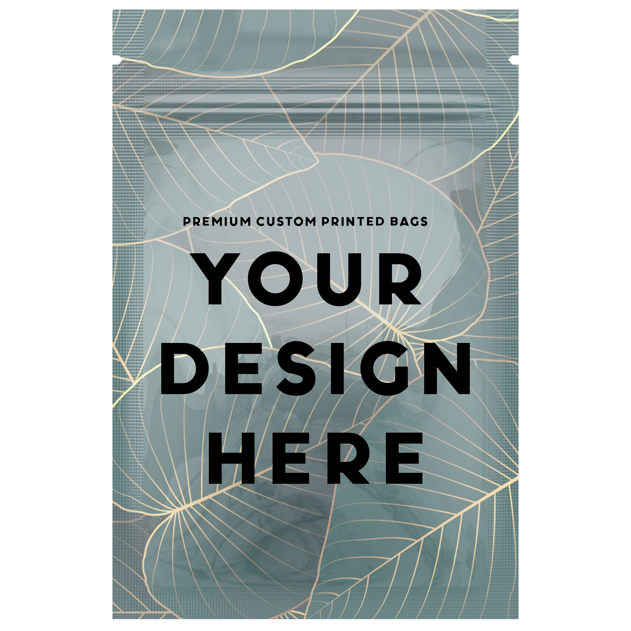 1 Gram Custom Digital Direct Printed Mylar Smell Proof Bags - Dragon Chewer