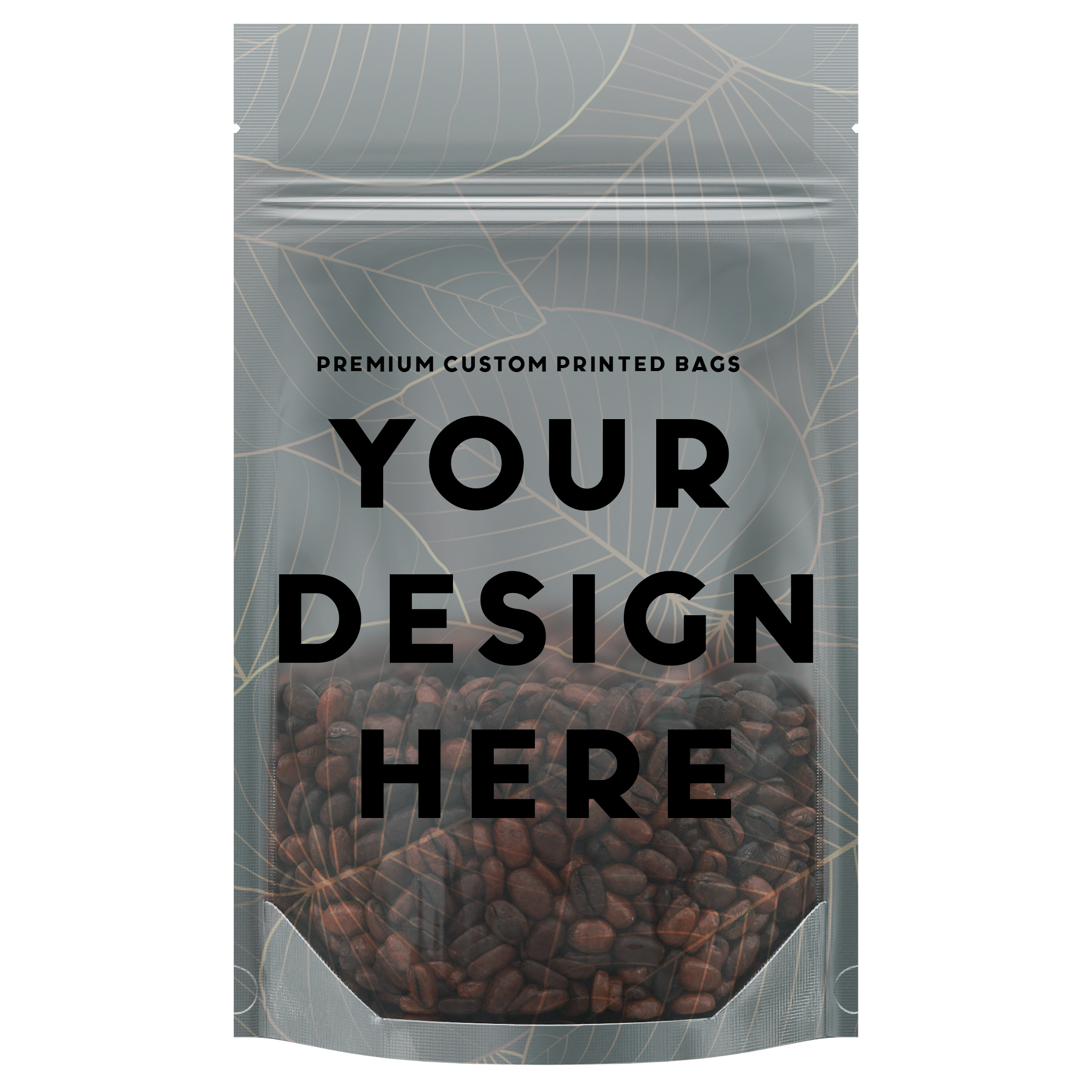 1/4 Ounce Custom Digital Direct Printed Mylar Smell Proof Bags - Dragon Chewer