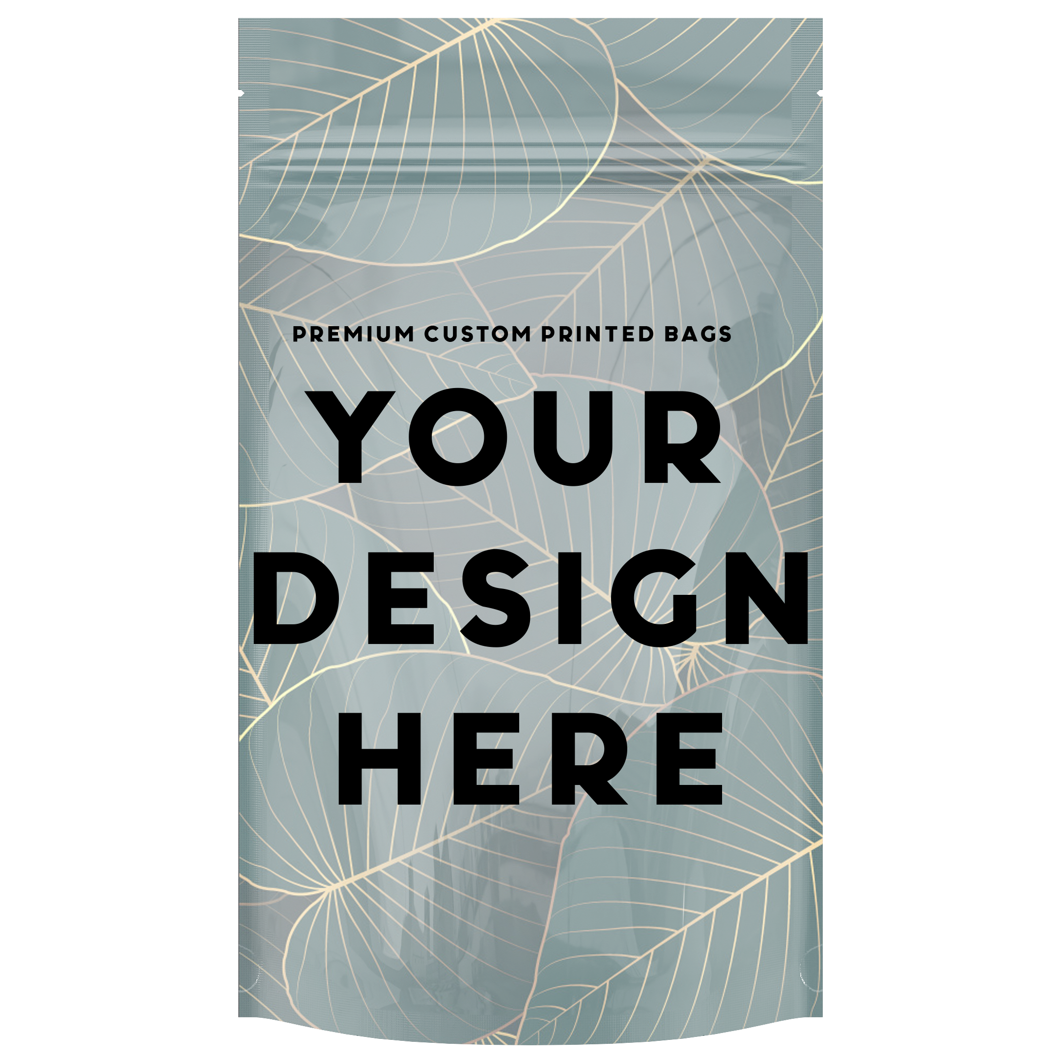 1/2 Ounce Custom Digital Direct Printed Mylar Smell Proof Bags - Dragon Chewer