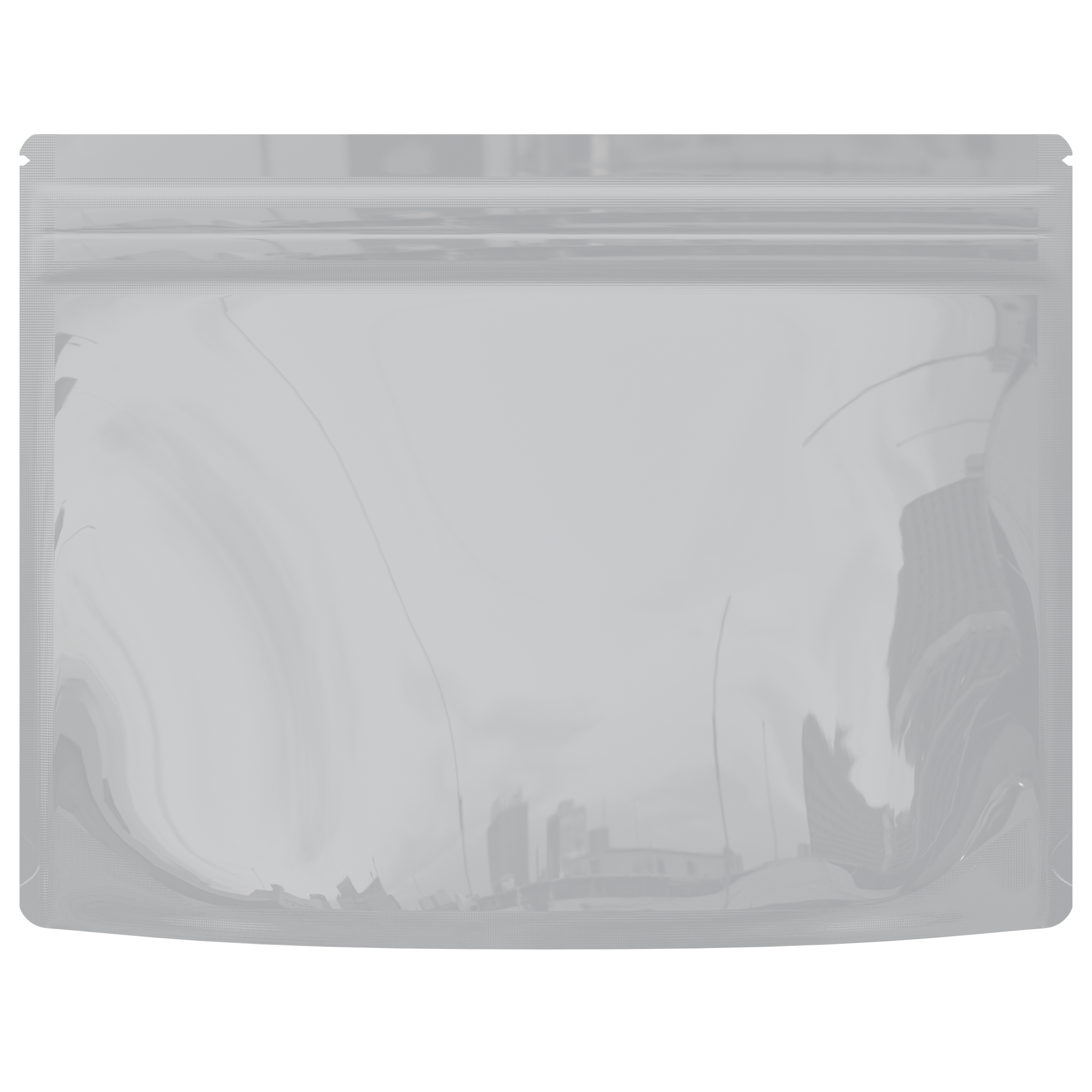 Large 12 x 9 CR Exit Bags Gloss White Opaque Mylar Bags - Child Resistant - (800 qty.) - Dragon Chewer