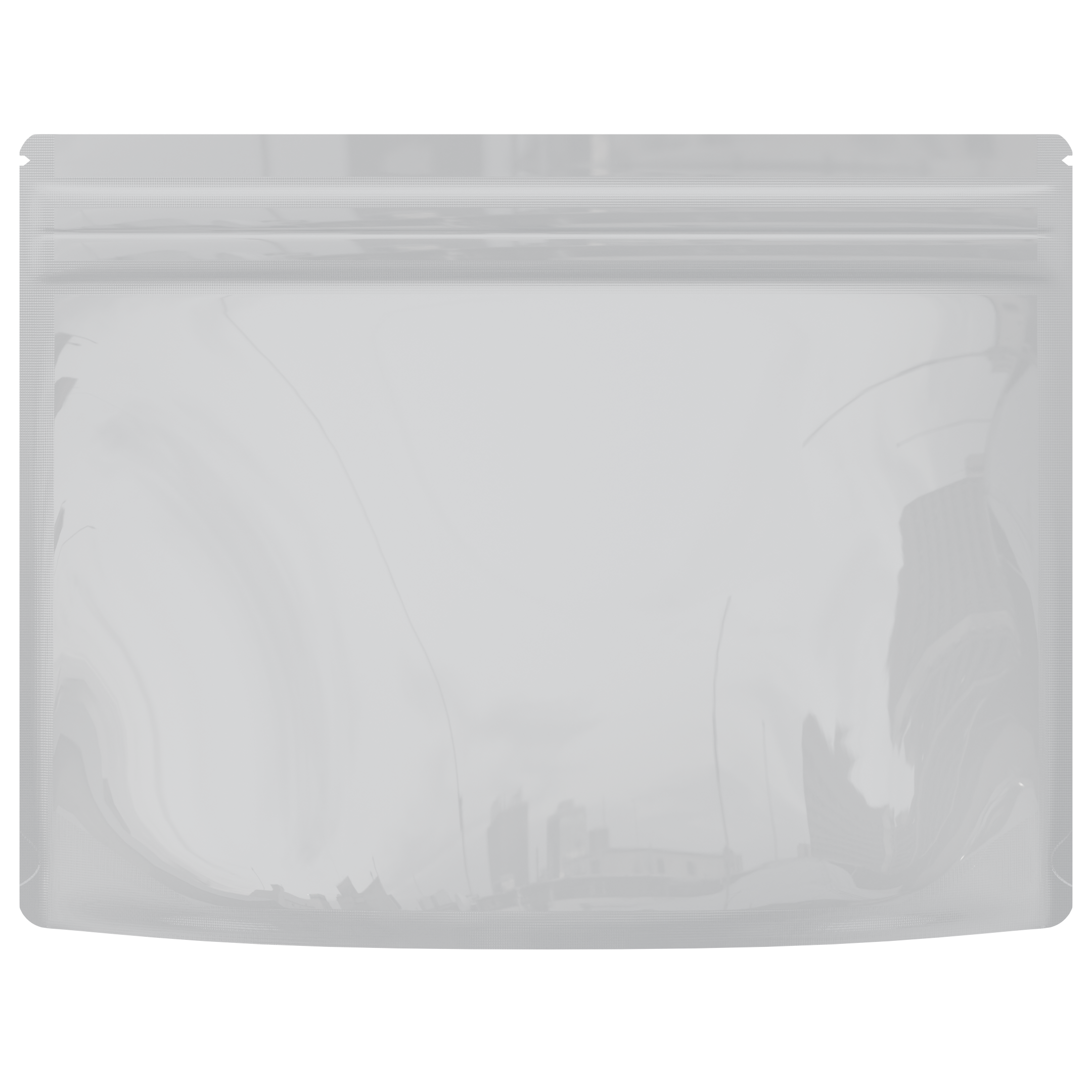 Large 12 x 9 CR Exit Bags Gloss White Opaque Mylar Bags - Child Resistant - (800 qty.) - Dragon Chewer