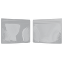 Large 12 x 9 CR Exit Bags Gloss White Opaque Mylar Bags - Child Resistant - (800 qty.) - Dragon Chewer