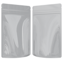 1/2 Ounce CR Exit Bags Gloss White / Gloss White - Tear Notch Mylar Bags - Child Resistant - (1,000 qty.) - Dragon Chewer