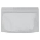 Medium 9 x 6 CR Exit Bags Gloss White Opaque Mylar Bags - Child Resistant - (1,000 qty.) - Dragon Chewer