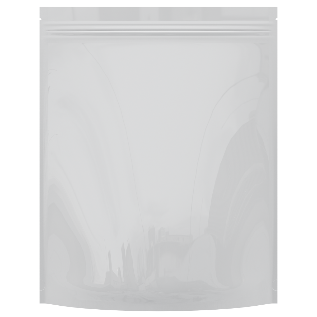 Gloss White / Gloss White 1/2 LB Grower Mylar Bags (300 qty.)