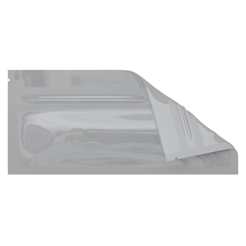 Pre Roll Gloss White & Gloss White Mylar Bags - (100 qty.)