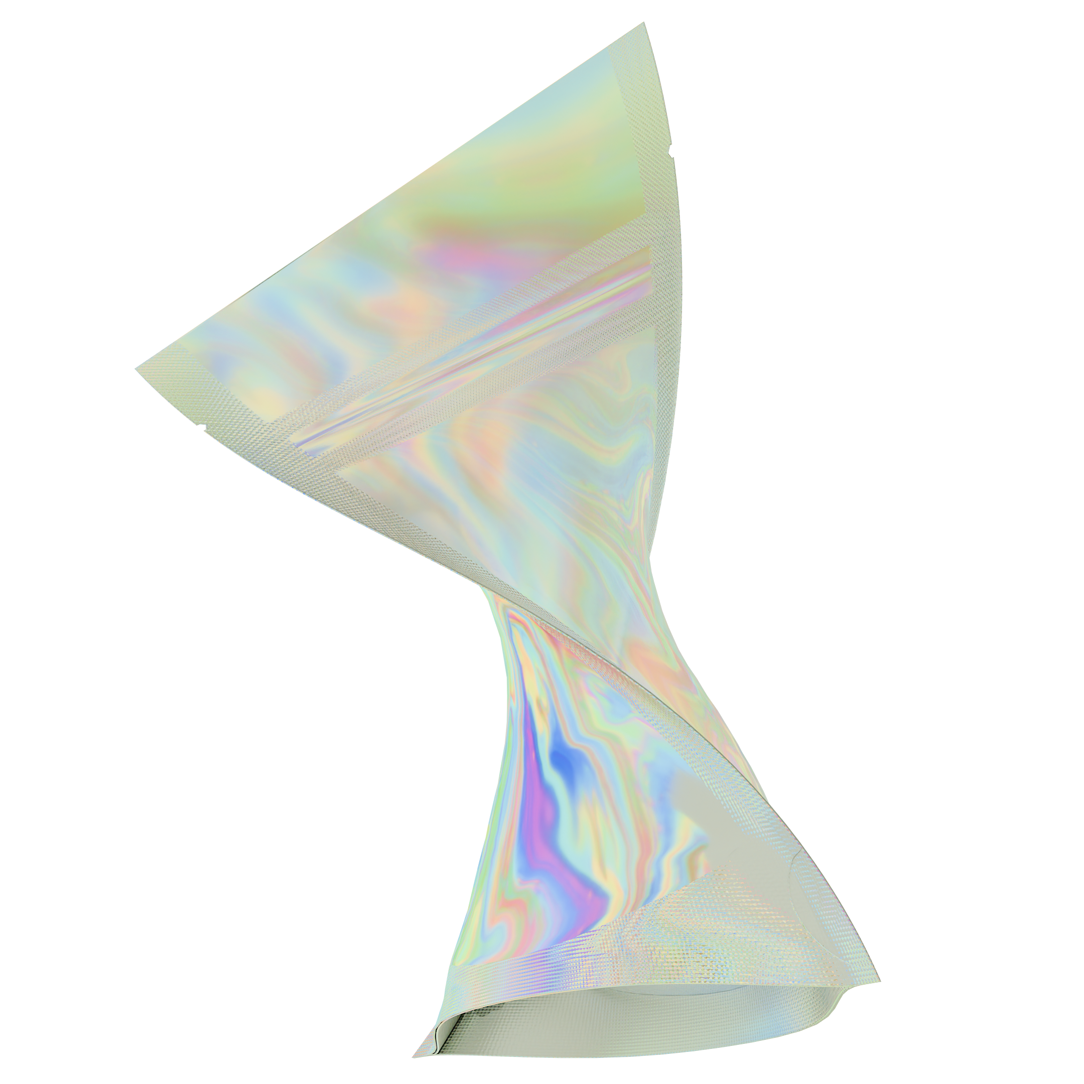 Medium Gloss Holographic Clear Dragon Chewer 3.5 g gram 1/8 smell proof mylar bags by HIGHLOCK. Best thick wholesale bulk dispensary custom child resistant packaging 420 barrier bags tamper evident resealable large food storage heat sealable tear notches plastic baggies 3 x 5 strain cali custom stickers template generic free 3 x 1 logo 100 pack universal symbol customizable THC