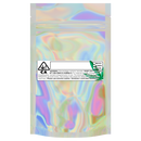 1/4 Ounce Gloss Holographic & Clear Mylar Bags + Labels - (100 qty.) - Dragon Chewer