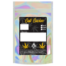 1 Ounce Gloss Holographic & Clear Designer Custom Mylar Bags + Labels (100 qty.) - Dragon Chewer