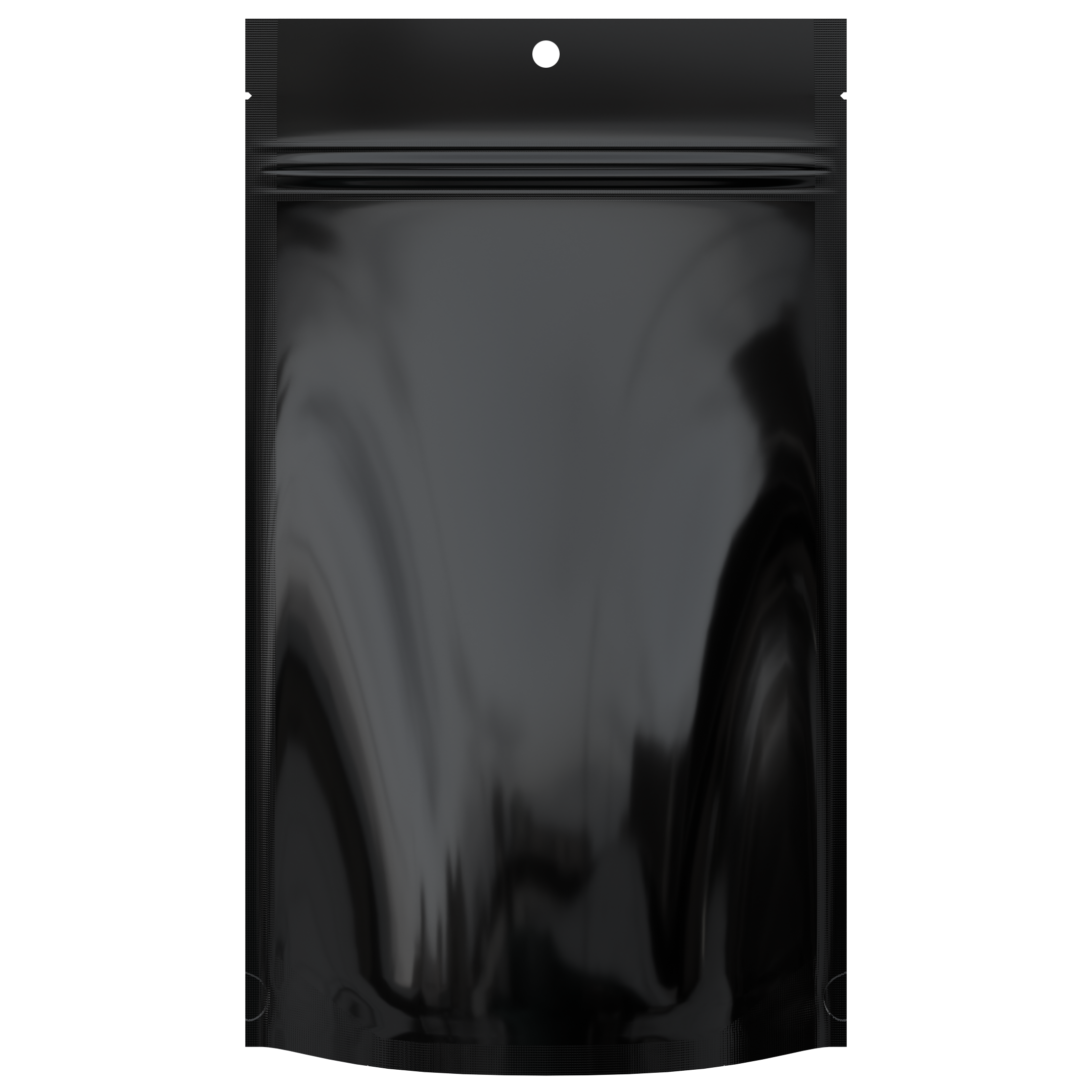 Gloss Black Vista Clear Dragon Chewer 14g half ounce smell proof mylar bags by HIGHLOCK. Best thick wholesale bulk dispensary custom child resistant packaging 420 barrier bags tamper evident resealable large food storage heat sealable 5x8x2 50 bulk pack hang hole