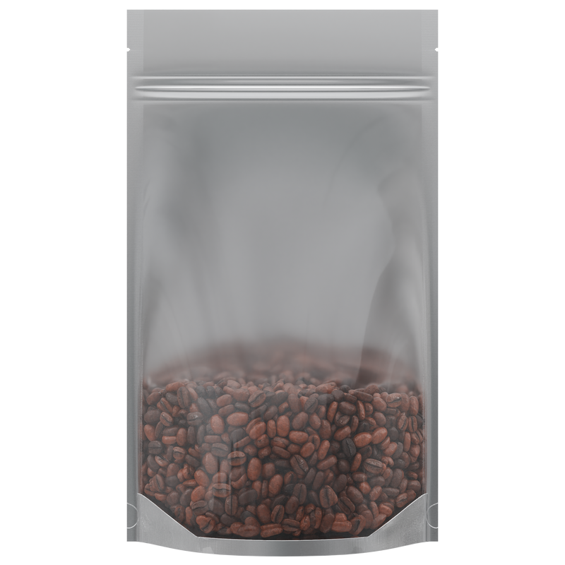 Gloss Gold Vista Clear Translucent Transparent Dragon Chewer 14g gram 1/2 ounce smell proof mylar bags by HIGHLOCK. Best thick wholesale bulk dispensary custom child resistant packaging 420 barrier bags tamper evident resealable large food storage baggies 5x8x2 50 bulk pack