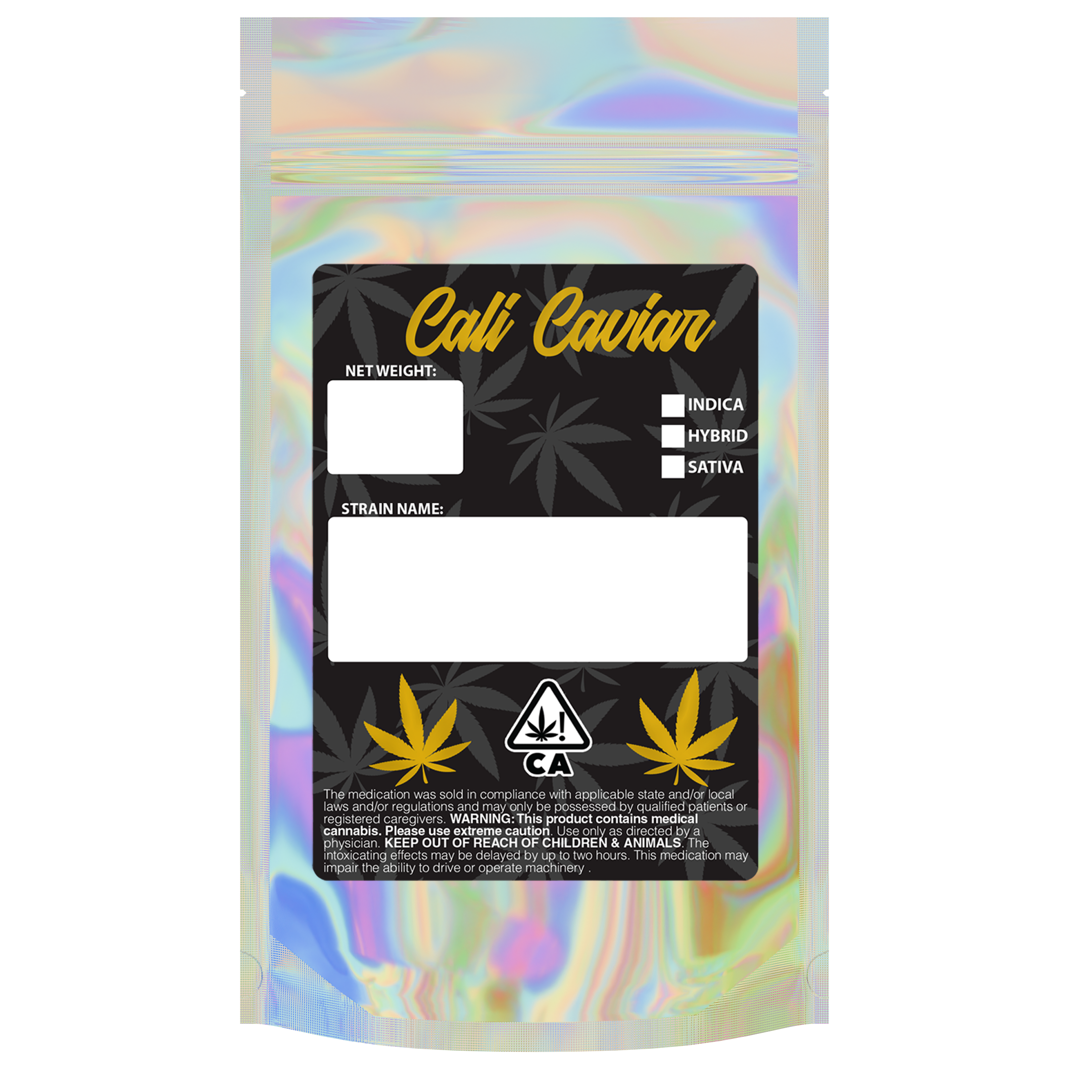 gloss holographic clear vista translucent transparent Dragon Chewer 14g gram 1/2 ounce smell proof mylar bags by HIGHLOCK. Custom labels stickers designer rx 100 pack. Best thick wholesale bulk dispensary custom child resistant packaging 420 barrier bags tamper evident resealable large food storage baggies 5x8x2