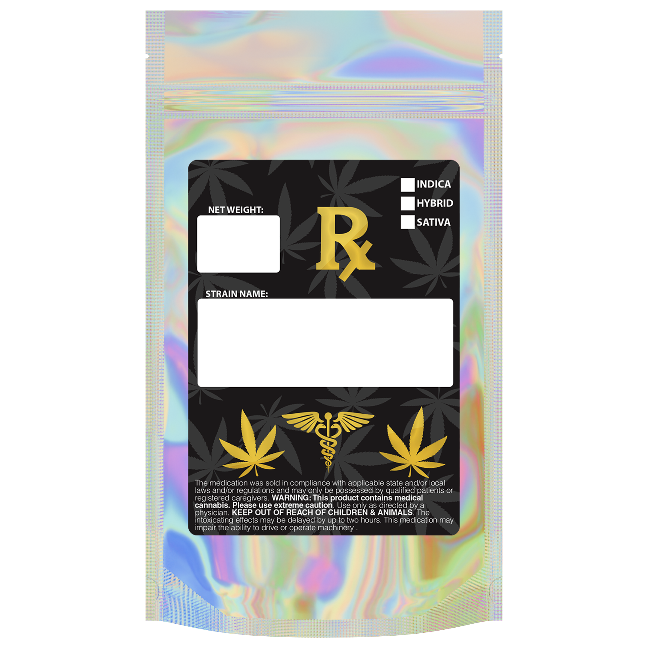 gloss holographic clear vista translucent transparent Dragon Chewer 14g gram 1/2 ounce smell proof mylar bags by HIGHLOCK. Custom labels stickers designer rx 100 pack. Best thick wholesale bulk dispensary custom child resistant packaging 420 barrier bags tamper evident resealable large food storage near me nearby 5x8x2