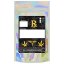 gloss holographic clear vista translucent transparent Dragon Chewer 14g gram 1/2 ounce smell proof mylar bags by HIGHLOCK. Custom labels stickers designer rx 100 pack. Best thick wholesale bulk dispensary custom child resistant packaging 420 barrier bags tamper evident resealable large food storage near me nearby 5x8x2