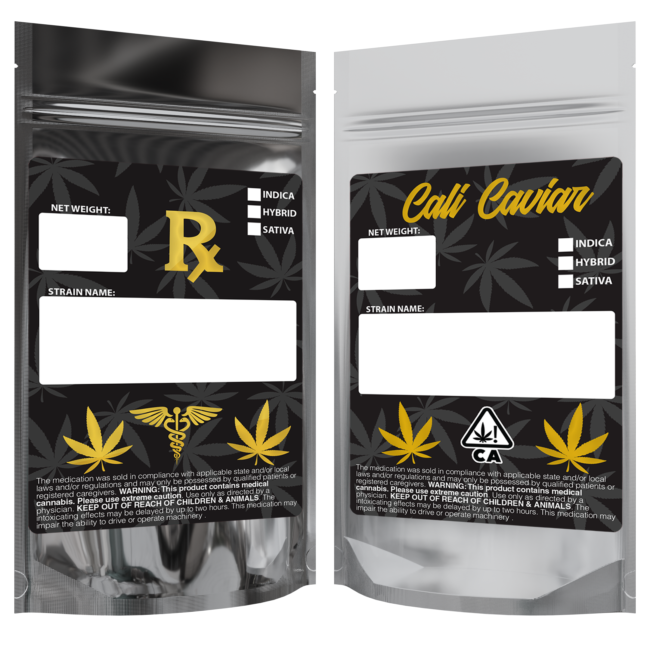 gloss silver foil metal clear vista translucent transparent Dragon Chewer 14g gram 1/2 ounce smell proof mylar bags by HIGHLOCK. Custom labels stickers designer rx 100 pack. Best thick wholesale bulk dispensary custom child resistant packaging 420 barrier bags tamper evident resealable large food storage 5x8x2