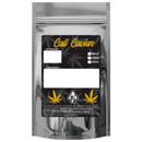 gloss silver foil metal clear vista translucent transparent Dragon Chewer 14g gram 1/2 ounce smell proof mylar bags by HIGHLOCK. Custom labels stickers designer rx 100 pack. Best thick wholesale bulk dispensary custom child resistant packaging 420 barrier bags tamper evident resealable large food storage baggies 5x8x2