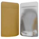 Kraft Paper Vista Clear Translucent Transparent Dragon Chewer 14g gram 1/2 ounce smell proof mylar bags by HIGHLOCK. Best thick wholesale bulk dispensary custom child resistant packaging 420 barrier bags tamper evident resealable large food storage near me nearby 5x8x2