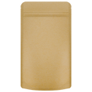 Kraft Paper Opaque Dragon Chewer 14g gram 1/2 ounce smell proof mylar bags by HIGHLOCK. Best thick wholesale bulk dispensary custom child resistant packaging 420 barrier bags tamper evident resealable large food storage baggies 5x8x2