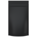 Matte Black Opaque Dragon Chewer 14g gram 1/2 ounce smell proof mylar bags by HIGHLOCK. Best thick wholesale bulk dispensary custom child resistant packaging 420 barrier bags tamper evident resealable large food storage baggies 5x8x2